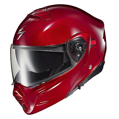 ScorpionEXO GT930 Dual Open Full Face Transformer Motorcycle Helmet Bluetooth Ready Speaker Pockets DOT ECE P/J Approved Adult