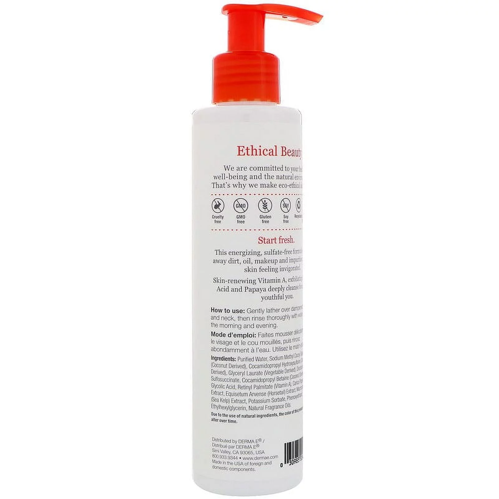 Derma-E Anti-Wrinkle Cleanser, 6 oz 3 Pack