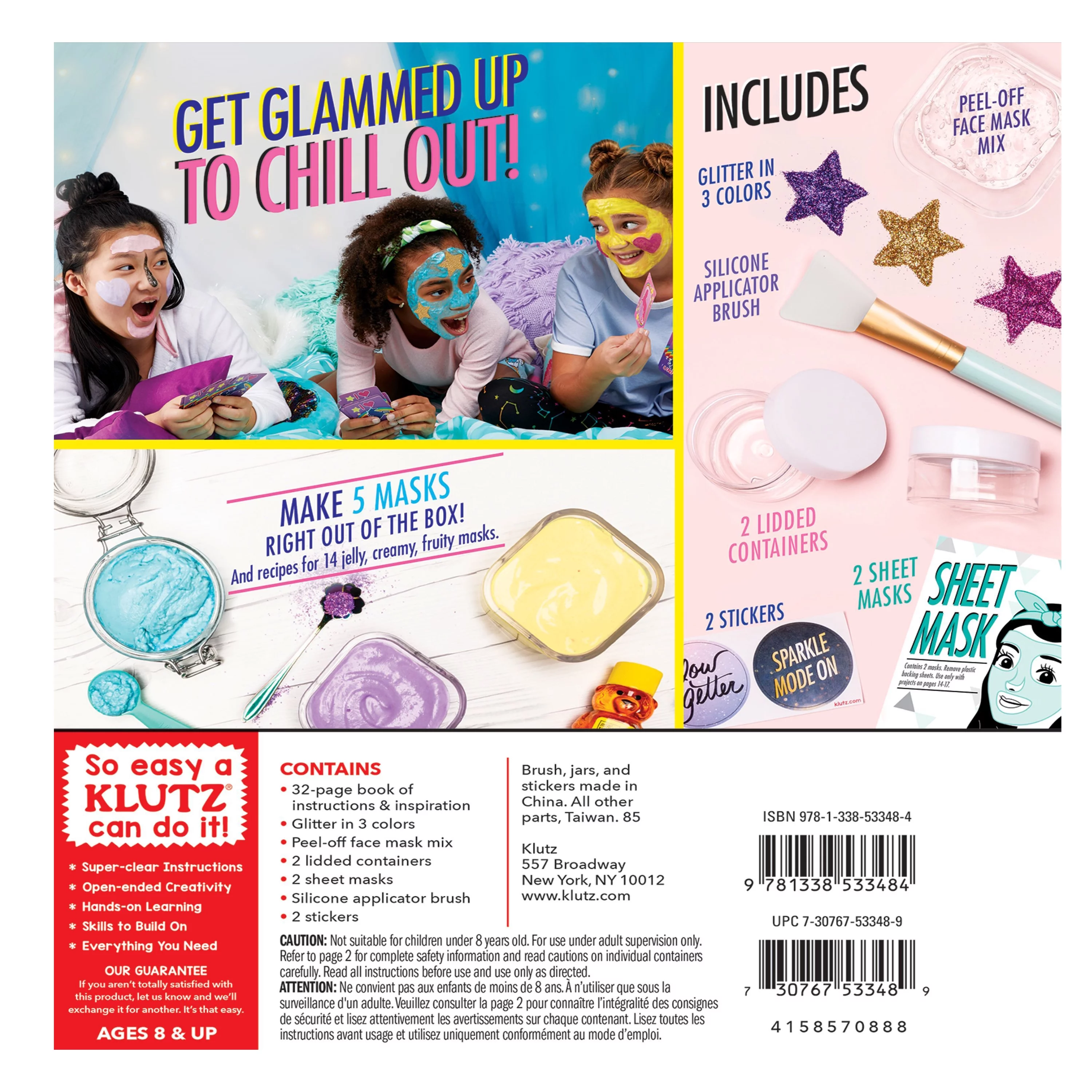 Klutz - Glitter Face Masks DIY Set