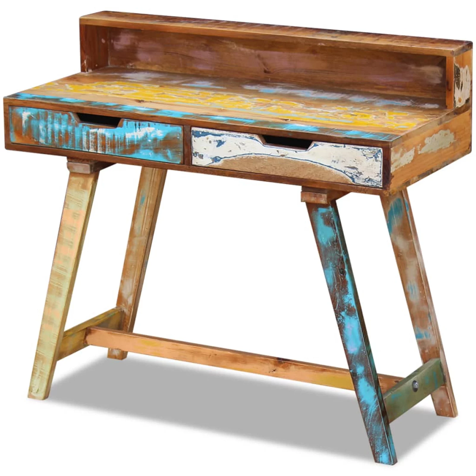 Carevas Desk Solid Reclaimed Wood