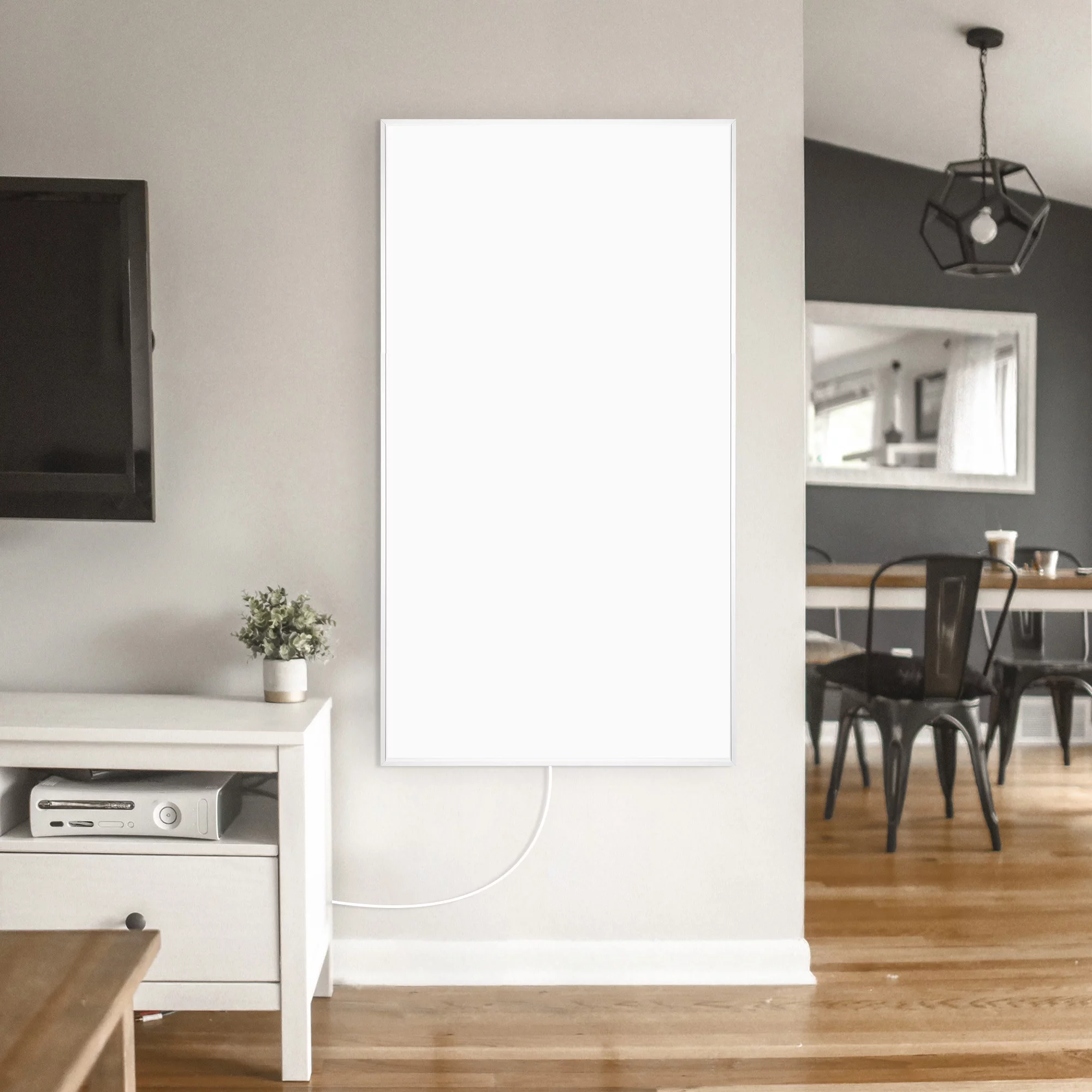 Ember Flex Radiant Panel Heater - White - 700W - 47 x 24 - Dual Connection