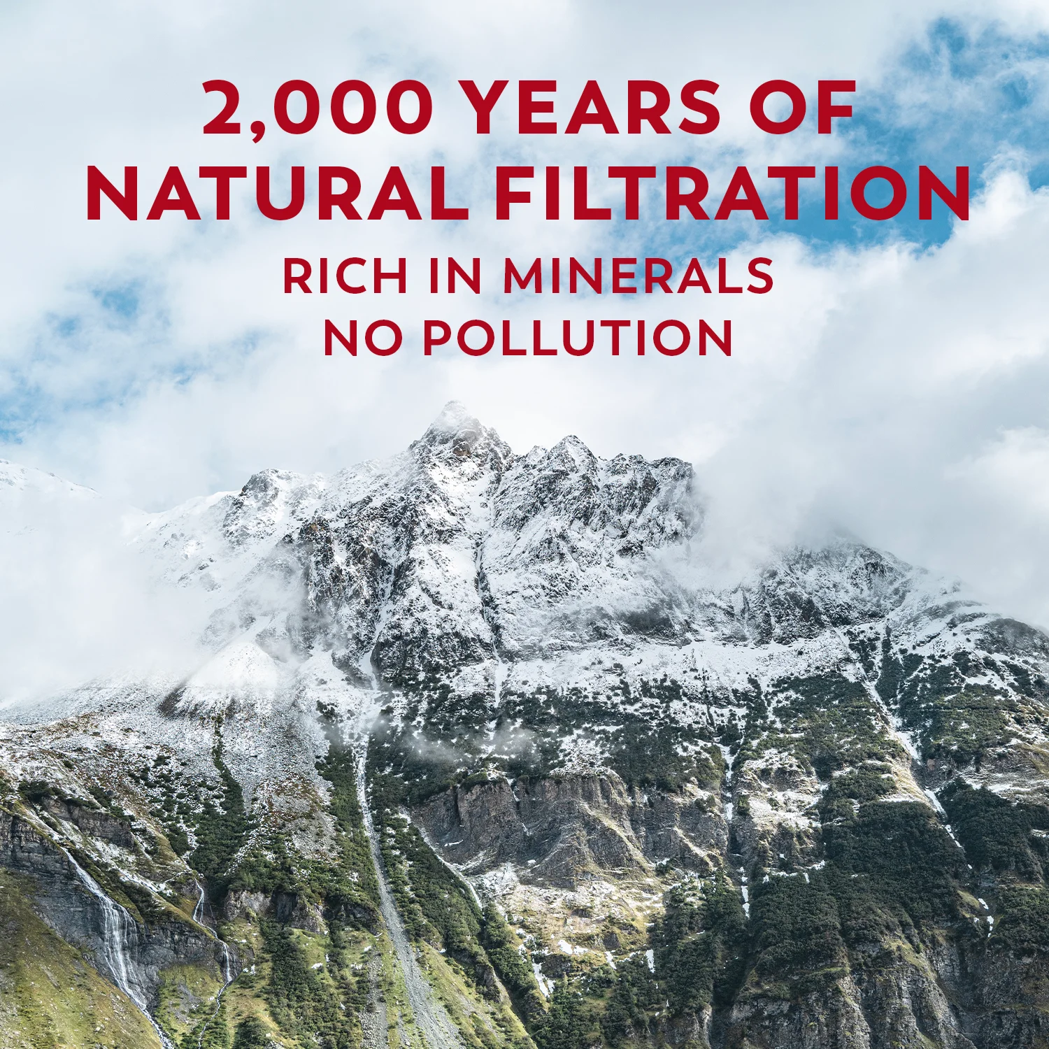 BONNEVAL Sparkling Water Bottle - Natural Mineral Water from the French Alps, Recycled and Recyclable - Sparkling Water 24 Pack x 16.9FL OZ