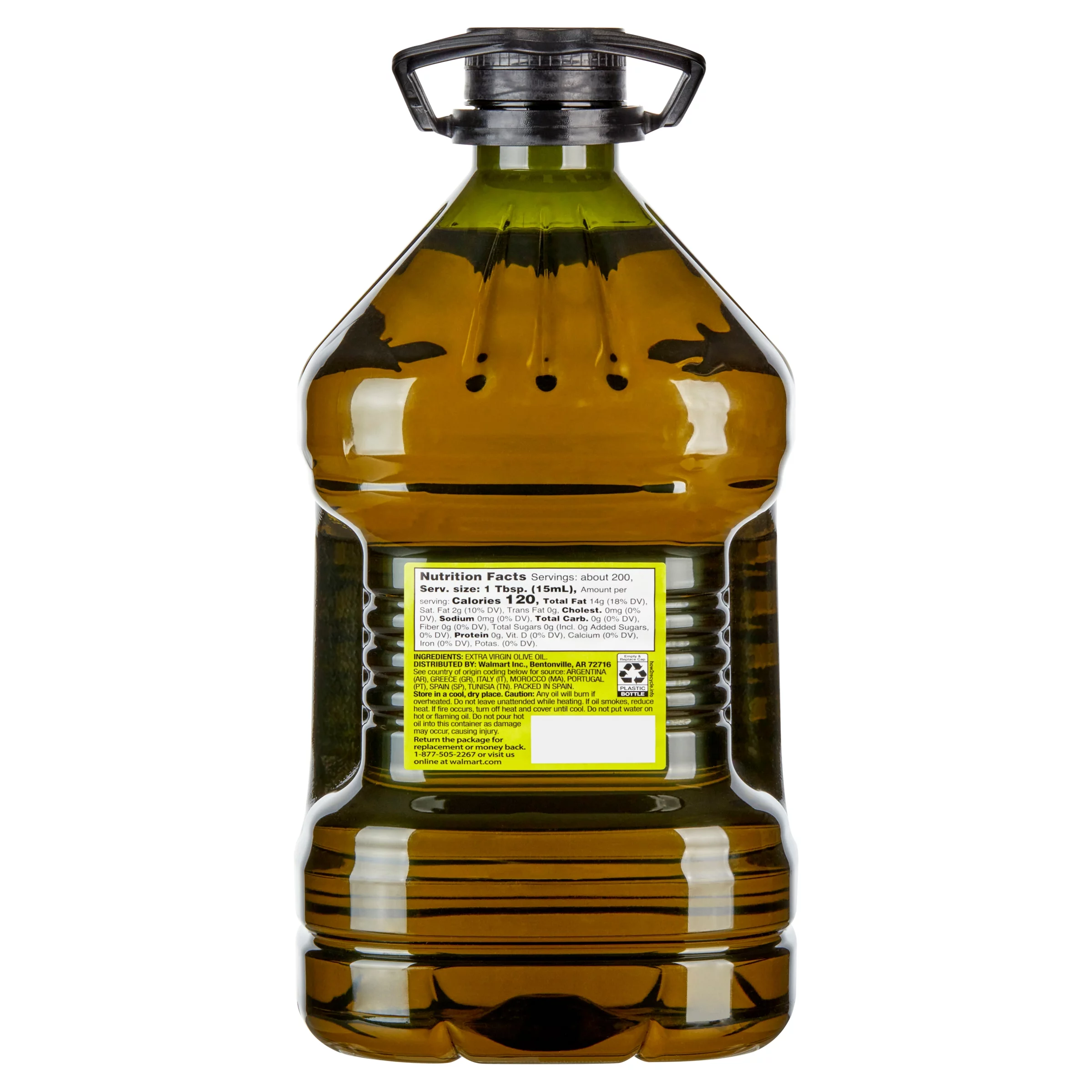 Great Value Extra Virgin Olive Oil, 101 fl oz Bottle