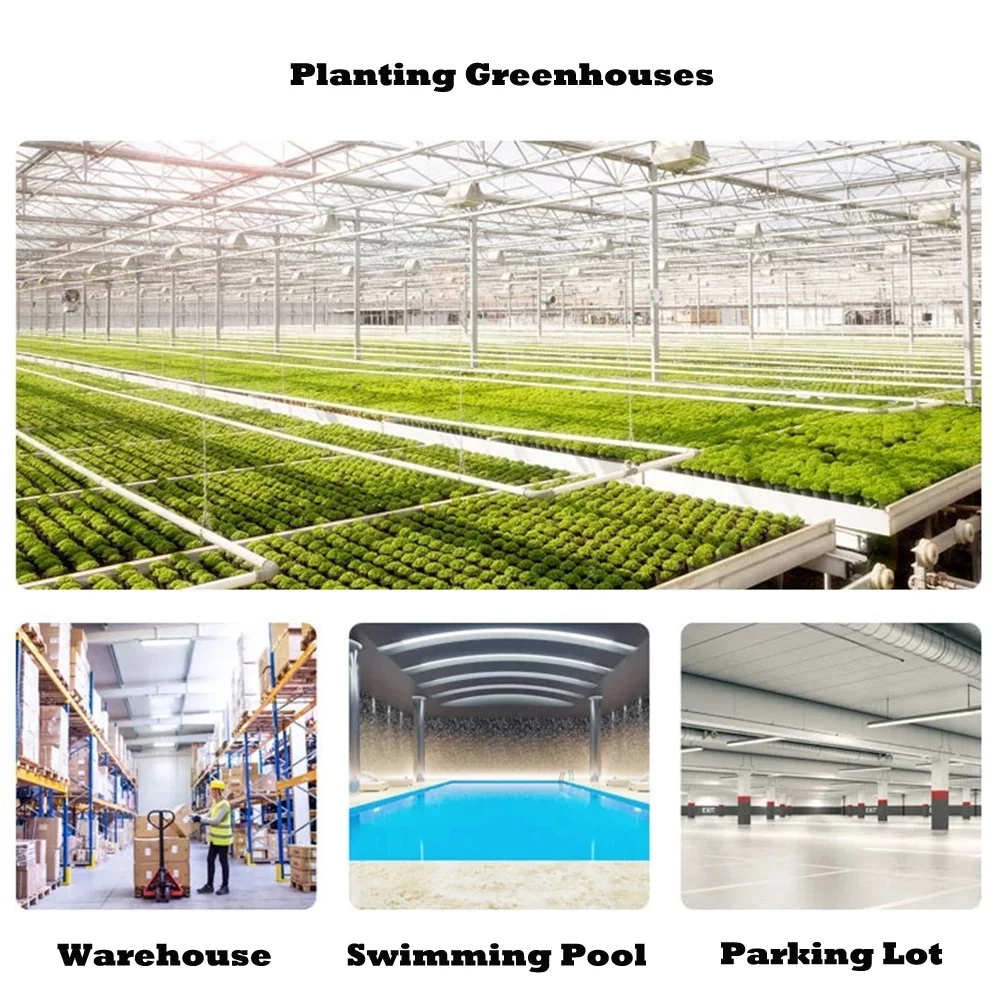 PreAsion Ceiling Dehumidifier Household Basement Dehumidifier Suspended Dryer 1200m³/h 110V 2200W