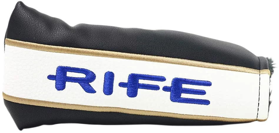 Rife Golf Roll Groove Technology Series (33 Inches) Right Handed RG2 Widened Heel Blade Putter Precision Milled Face Edge Cavity and Bumpers Ensures an Ideal Weight Distribution and Balance
