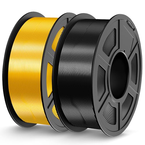 JAYO 3D Printer Filament Bundle, PLA Silk Filament Bundle Multicolor, Shiny Silk PLA Filament 1.75mm, Fast Color Change Rainbow, 250g Spool, 8 Rolls, 2kg in Total