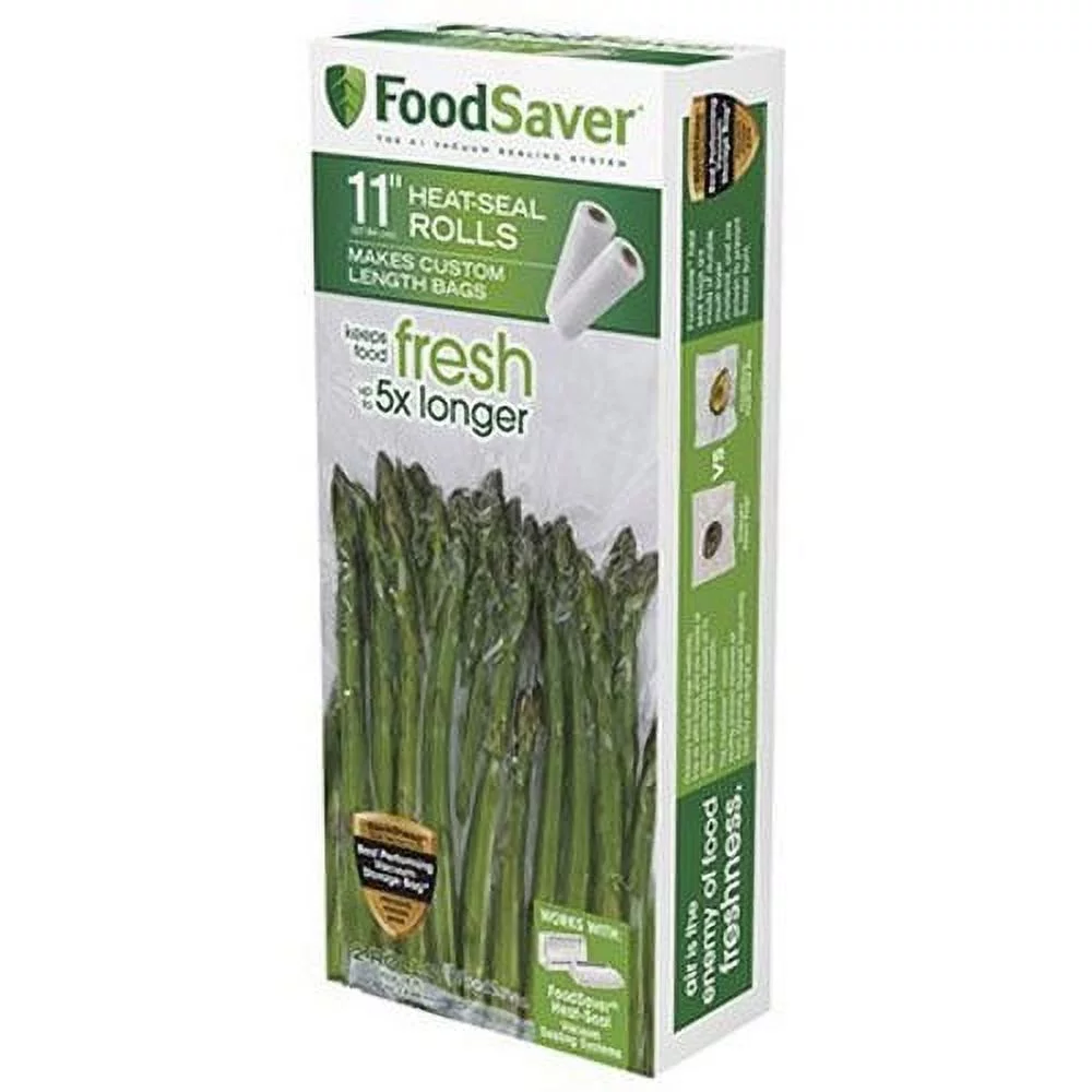 FoodSaver Clear Heat-Seal Roll 2 pk