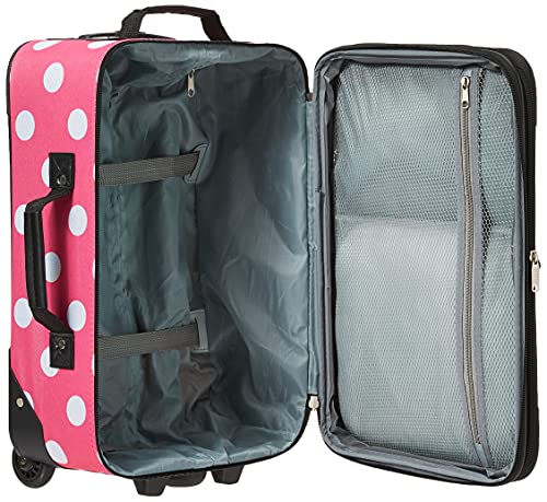 Rockland Fashion Expandable Softside Upright Luggage Set, Charcoal, 2-Piece (14/19)