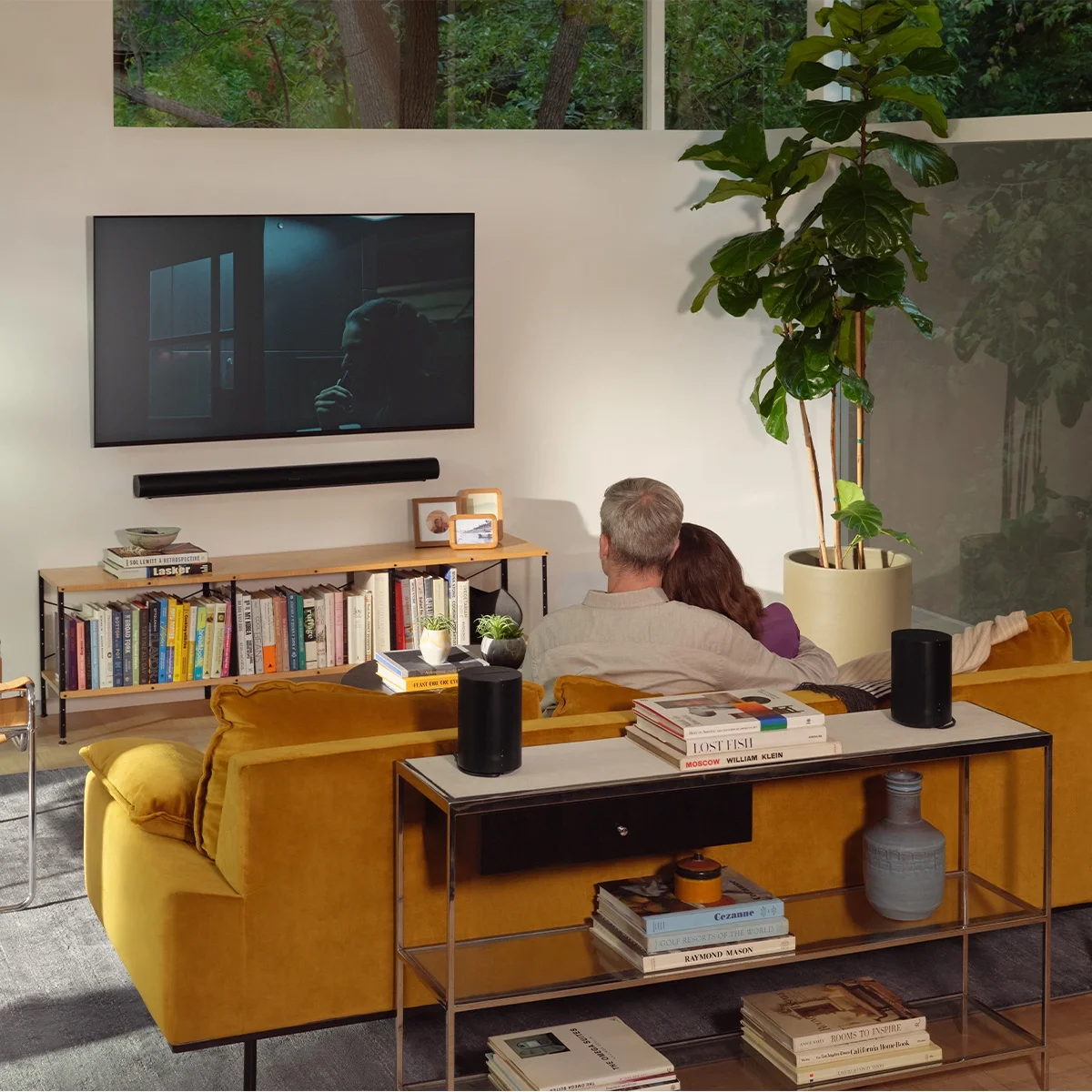 Sonos Era 100 Voice-Controlled Wireless Smart Speaker with Bluetooth, Trueplay Acoustic Tuning Technology, &  Voice Control Built-In (Black)