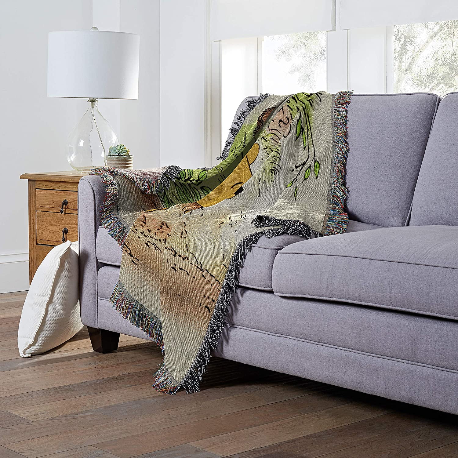 Winnie The Pooh Vintage Pooh Woven Tapestry Throw Blanket