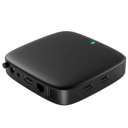 MAG555 Streaming Media Player Google TV™ 2025 | 4K HDR | Voice Remote | Dual-Band Wi-Fi | Chromecast Built-in | HDMI + AV Output