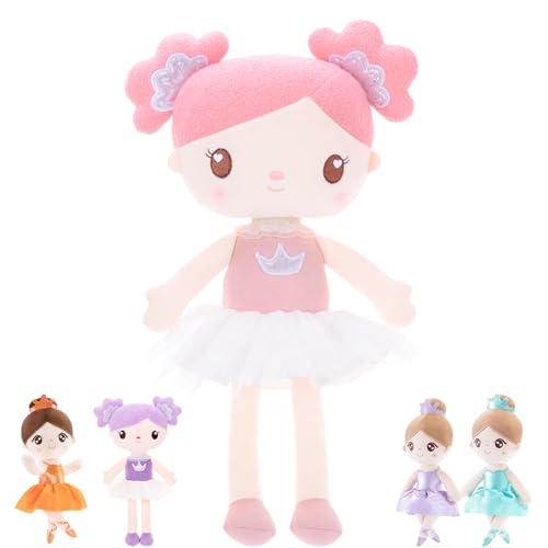 Gloveleya Baby Girl Gift First Baby Doll Plush Doll Print Sunflowers