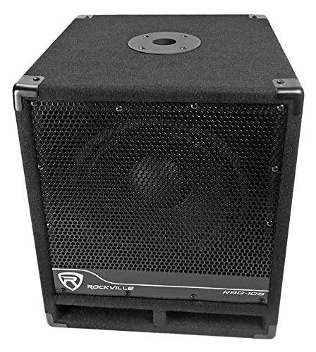Rockville RBG15S 1600w Active Powered PA Subwoofer w/DSP + Limiter Pro/DJ, 15 inch, Black