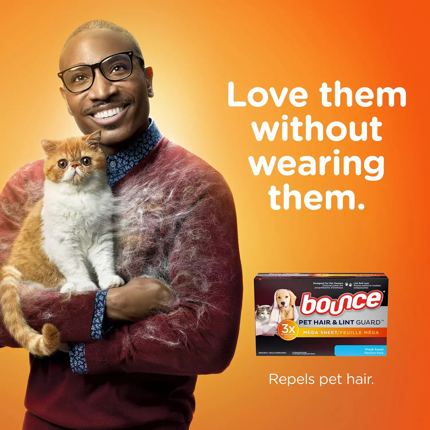 Bounce Pet Hair and Lint Guard Mega Dryer Sheets Fresh Scent (210 Sheets)