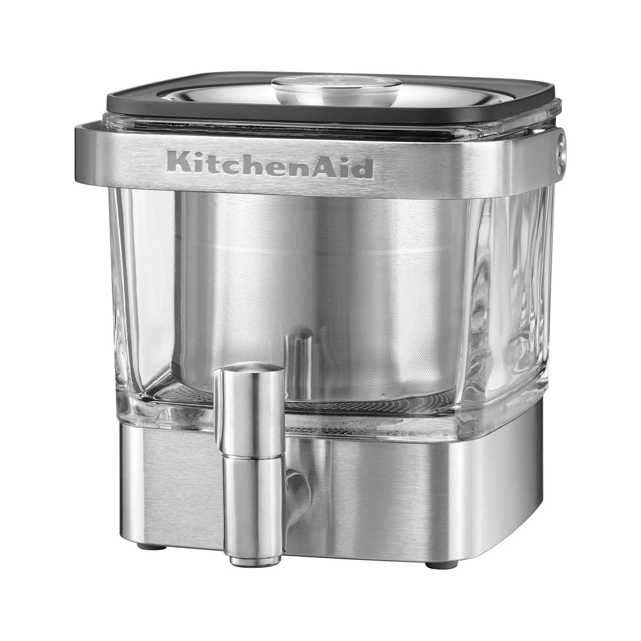 KitchenAid KCM4212SX Cold Brew Coffee Maker-Brushed Stainless Steel, 28 ounce,