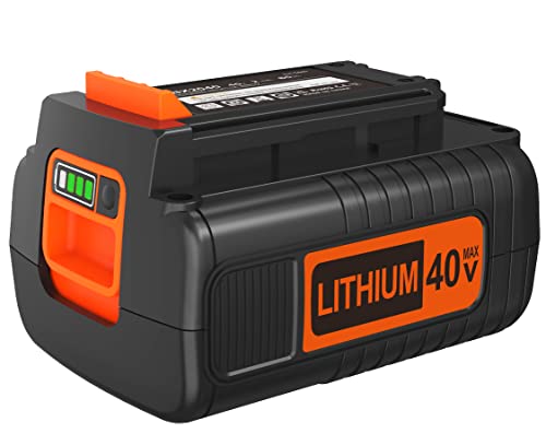 40 Volt MAX 2.0Ah Lithium Battery Replacement for Black and Decker 40V Battery,Compatible with All Power 40V Black and Decker Power+ Tools