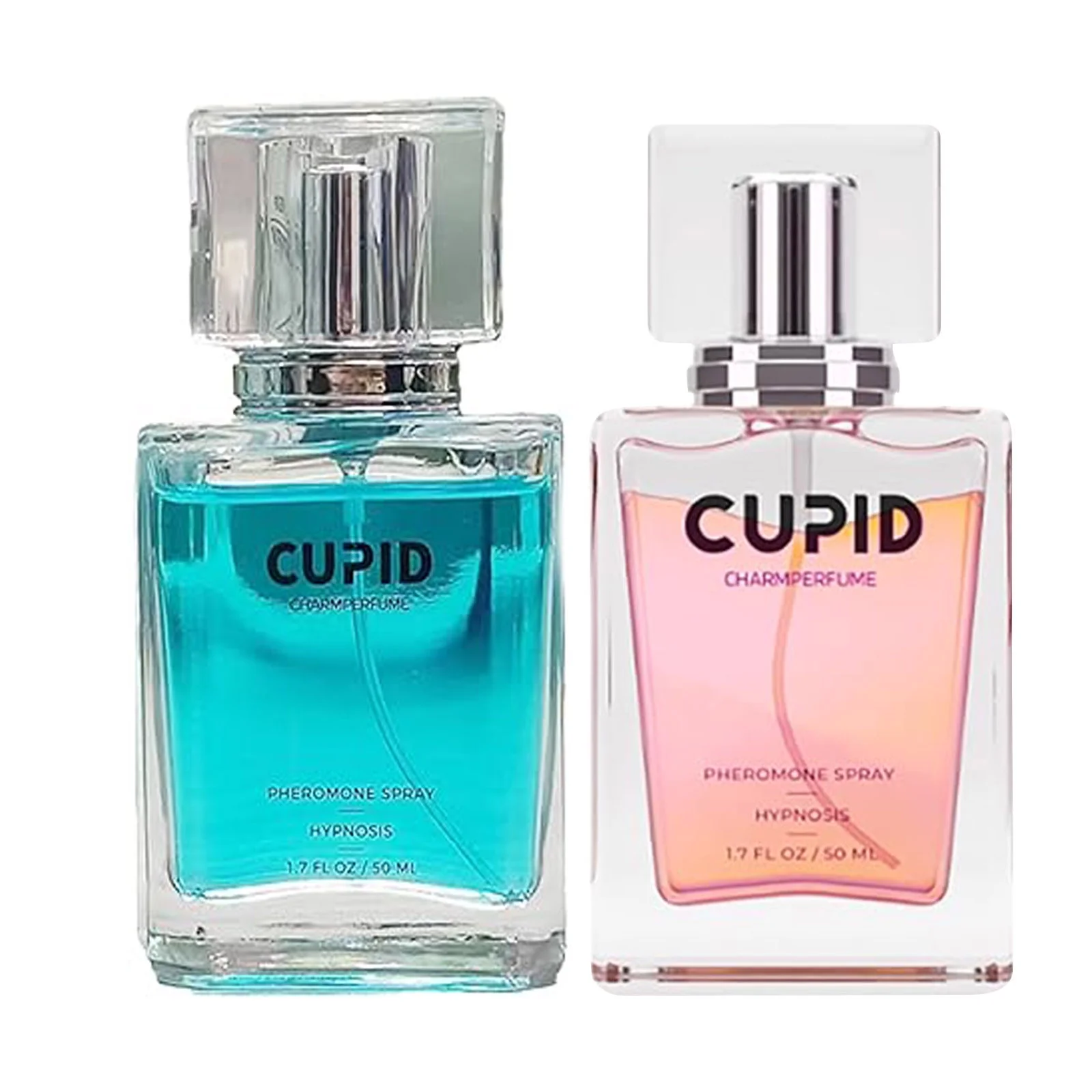 50ml Cupid Charm Women's & Men's Toilet (Pheromone Injection)- Cupid Hypnotic Cologne Cupid Fragrances for Women & Men to Make Him Fall in Love with You (pink+blue)