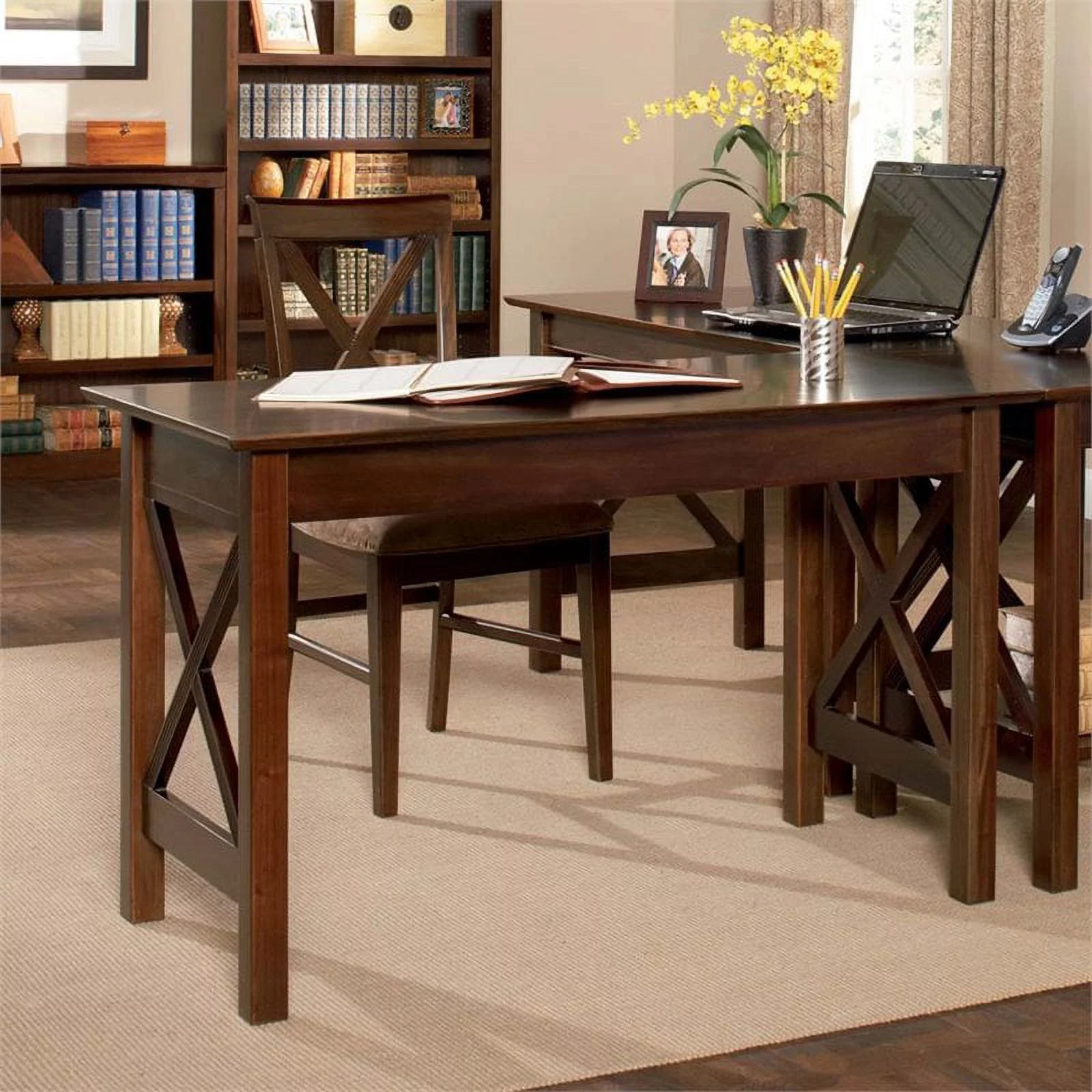 Leo & Lacey Writing Desk in Walnut