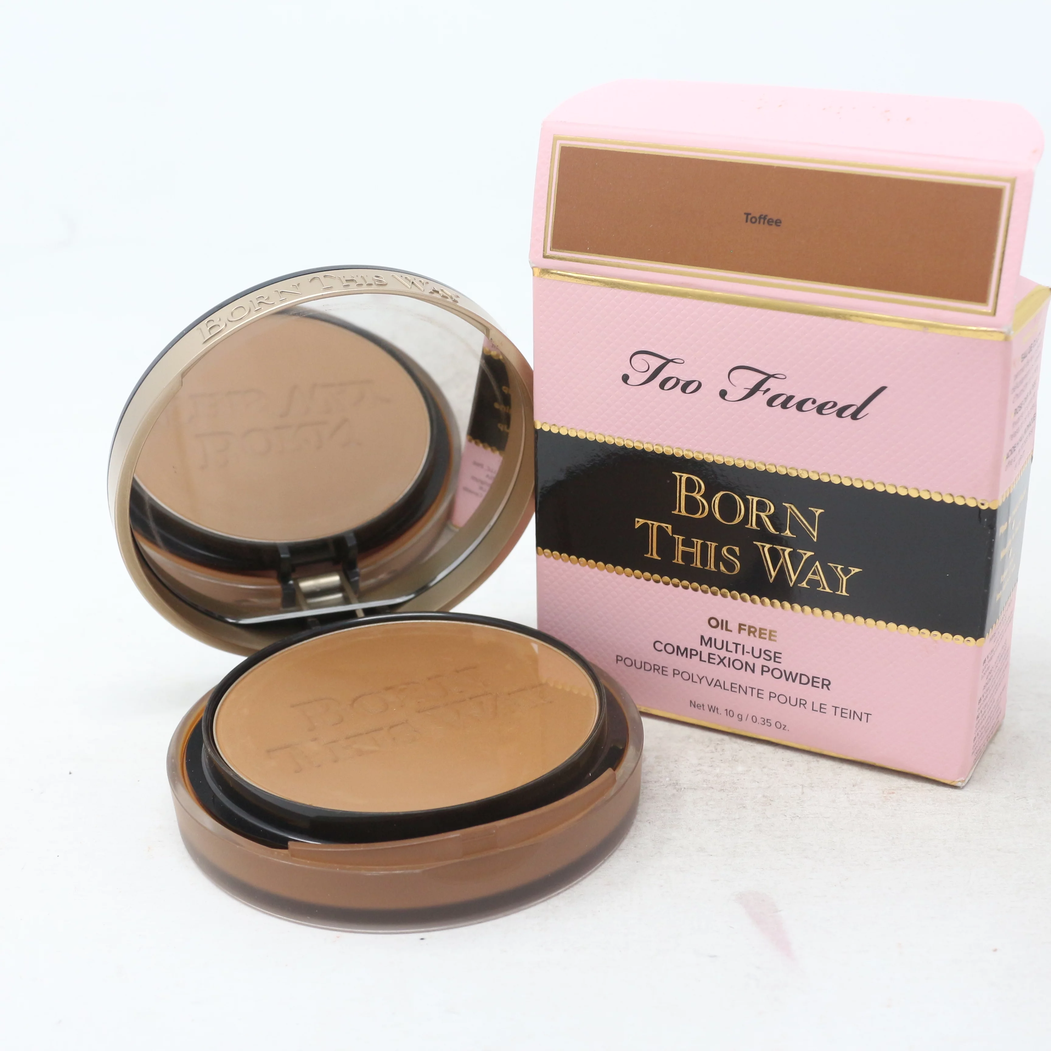 Too Faced Born This Way Oil Free Powder  0.35oz/10g New With Box