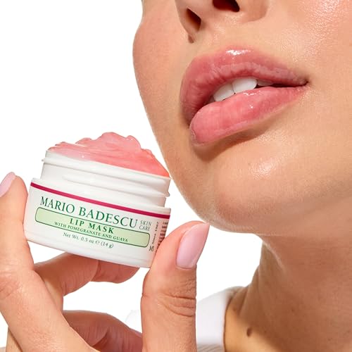 Mario Badescu Lip Mask, Overnight Lip Treatment Enriched With Skin Softening Coconut Oil and Hydrating Shea Butter
