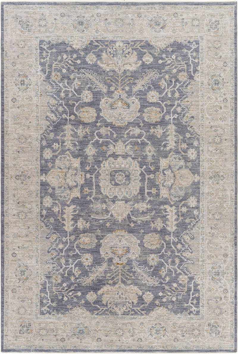 Mark&Day Area Rugs, 2x10 Schiphol Traditional Medium Gray Runner Area Rug (2'7
