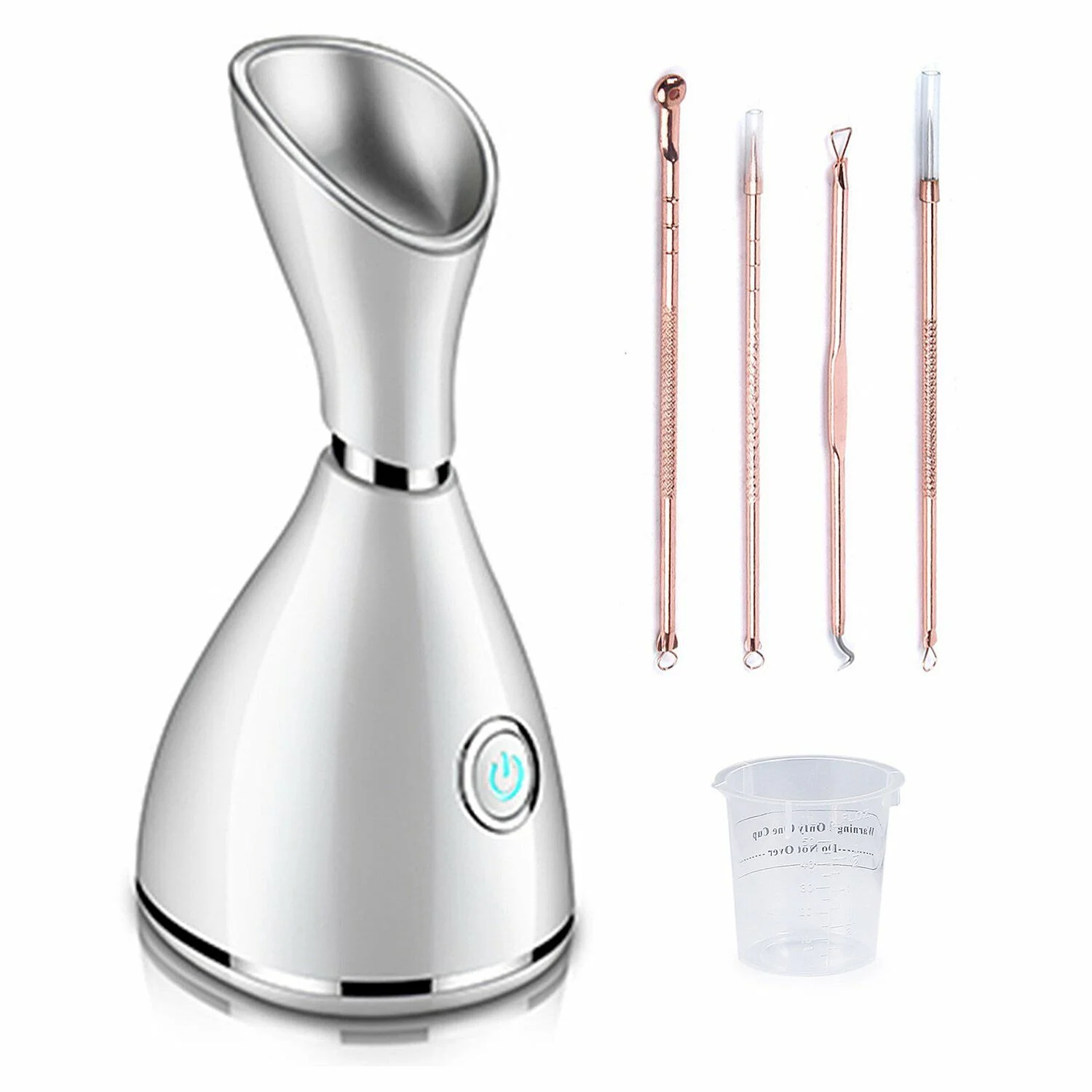 Nano Warm Mist Facial Deep Moisturizing Cleansing Pores Steamer With Acne Needle