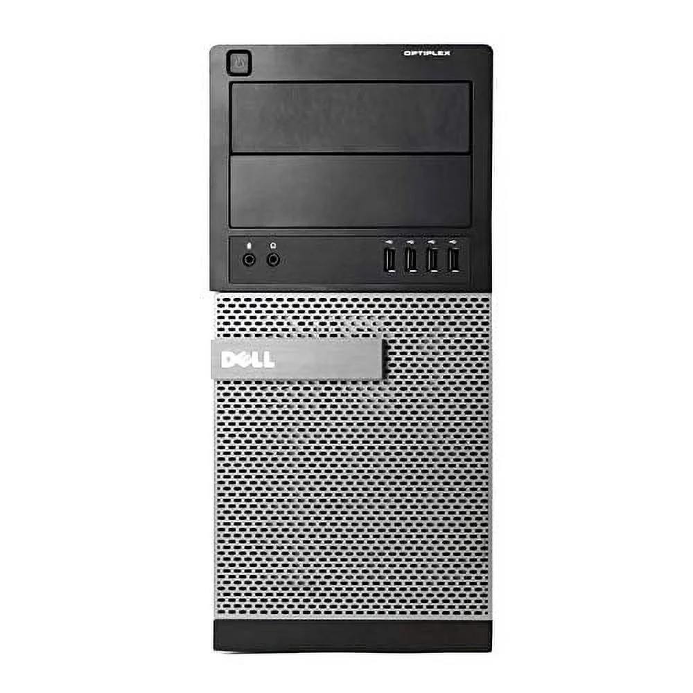 Pre-Owned Dell Optiplex 990 Tower Desktop Computer - Intel Core i5 2nd Gen, 16GB RAM, 256GB SSD, New Keyboard, Mouse, WiFi Adapter, Windows 10 Professional (Refurbished: Good)