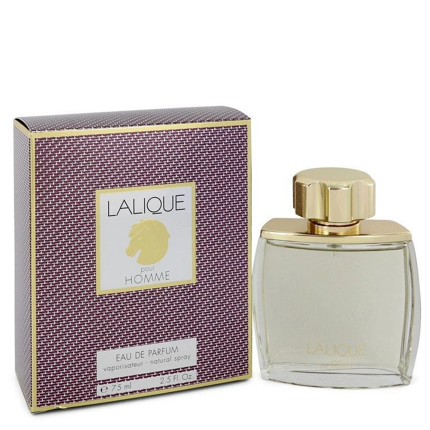 2 Pack  of Lalique Equus by Lalique Eau De Parfum Spray 2.5 oz For Men