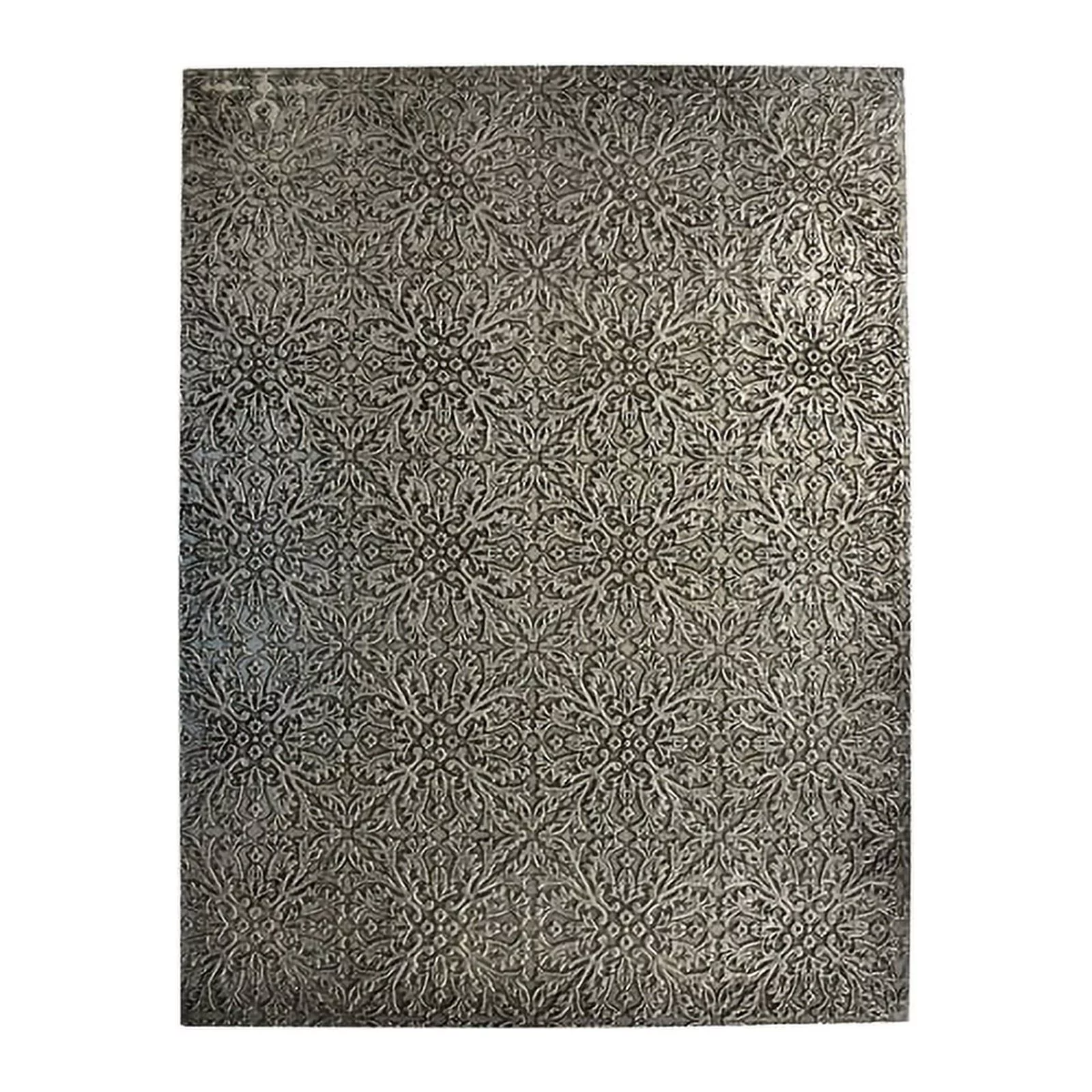 Bungalow Rose Bedside Table With 1 Shelf Silver Metallic Akashia Babool Wood Gold Antique 17X13X28