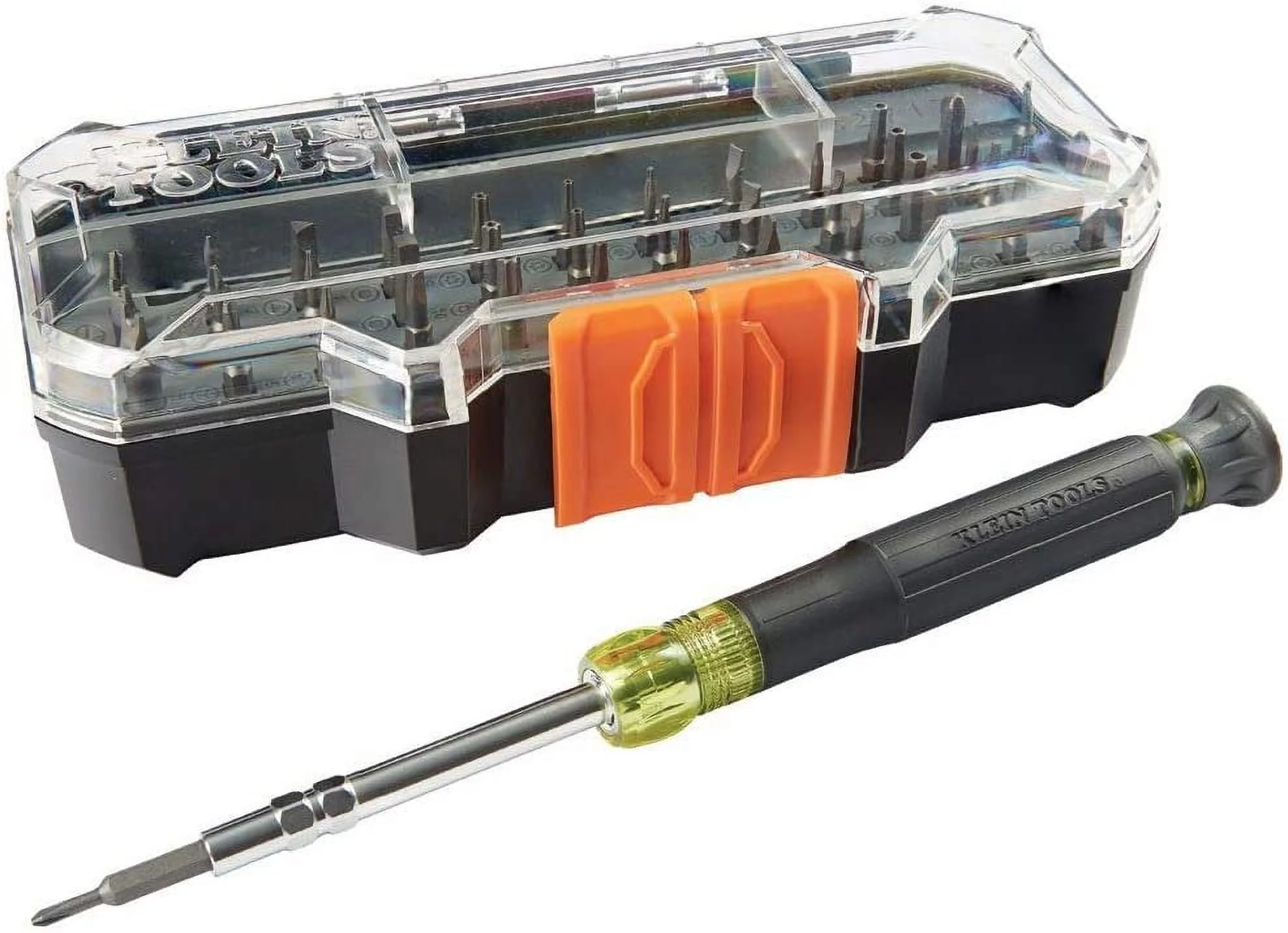 Klein Tools 32717 Precision Screwdriver Set with Case, All-in-One Multi-Function Repair Tool Kit Includes 39 Bits for Apple Products