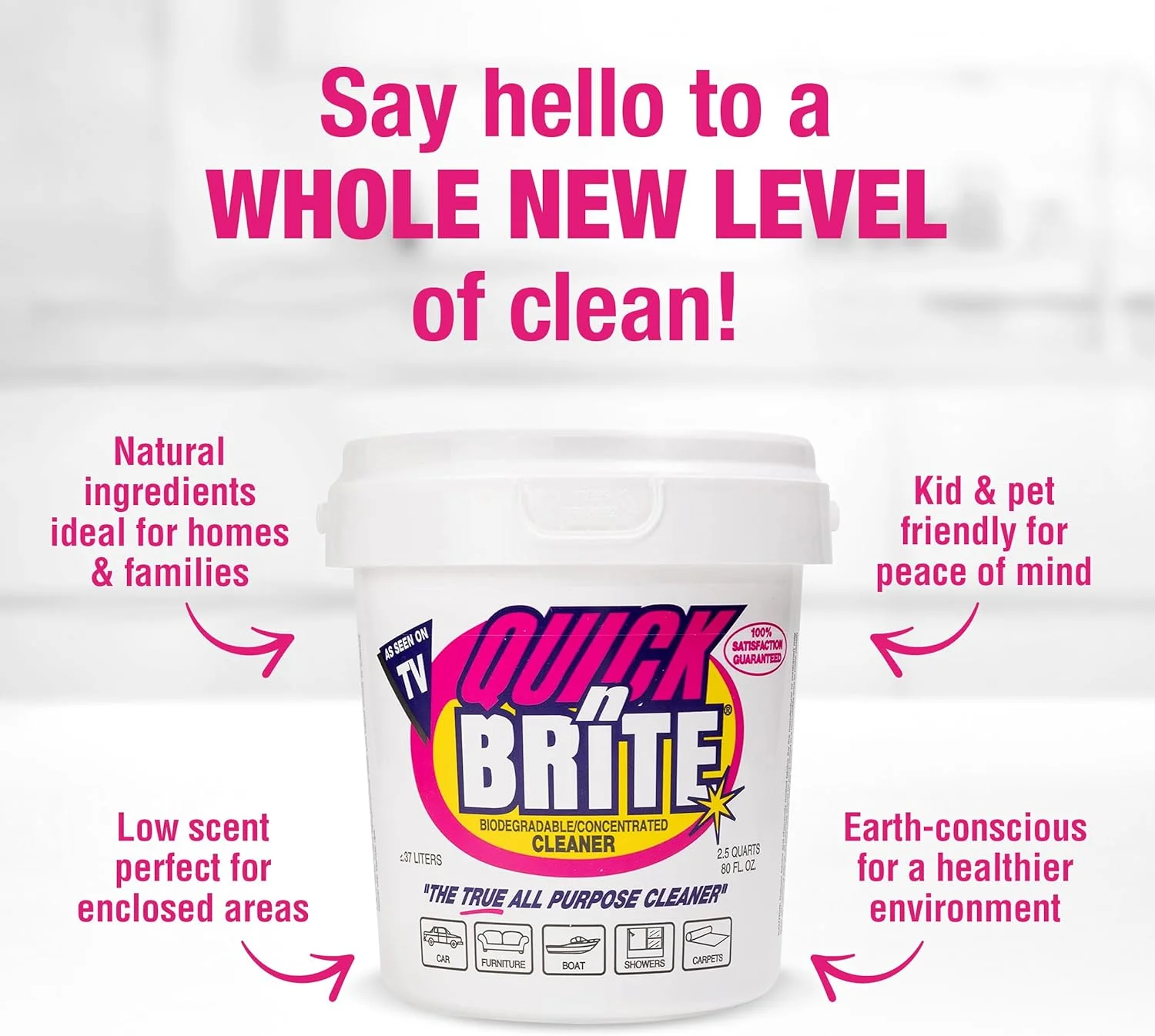 Quick N Brite All Purpose Cleaning Paste 8Pack, 640 Ounce, (Pack of 8)