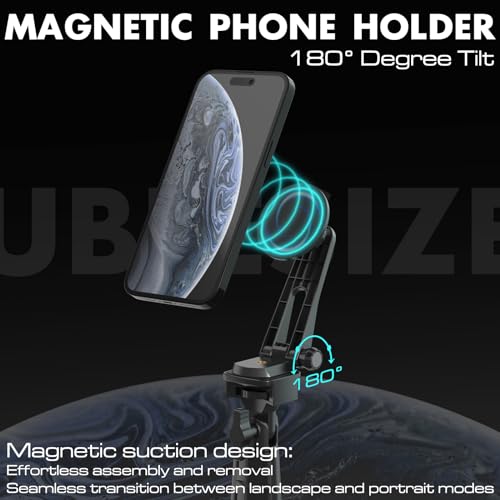 UBeesize 12'' Selfie Ring Light with 62’’ Tripod Stand for Video Recording, Live Streaming(YouTube, Instagram, TIK Tok), Compatible with Phones, Cameras and Webcams