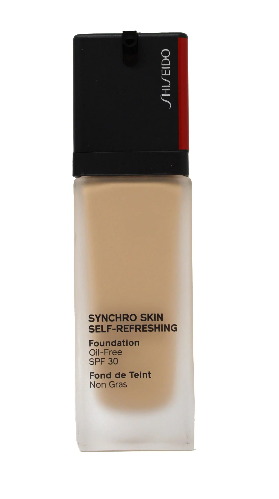 SHISEIDO SYNCHRO SKIN FOUNDATION 1.0 OZ CASHMERE SHISEIDO/SYNCHRO SKIN SELF -REFRESHING FOUNDATION (260) CASHMERE 1.0 OZ (30 ML) OIL-FREE SPF 30