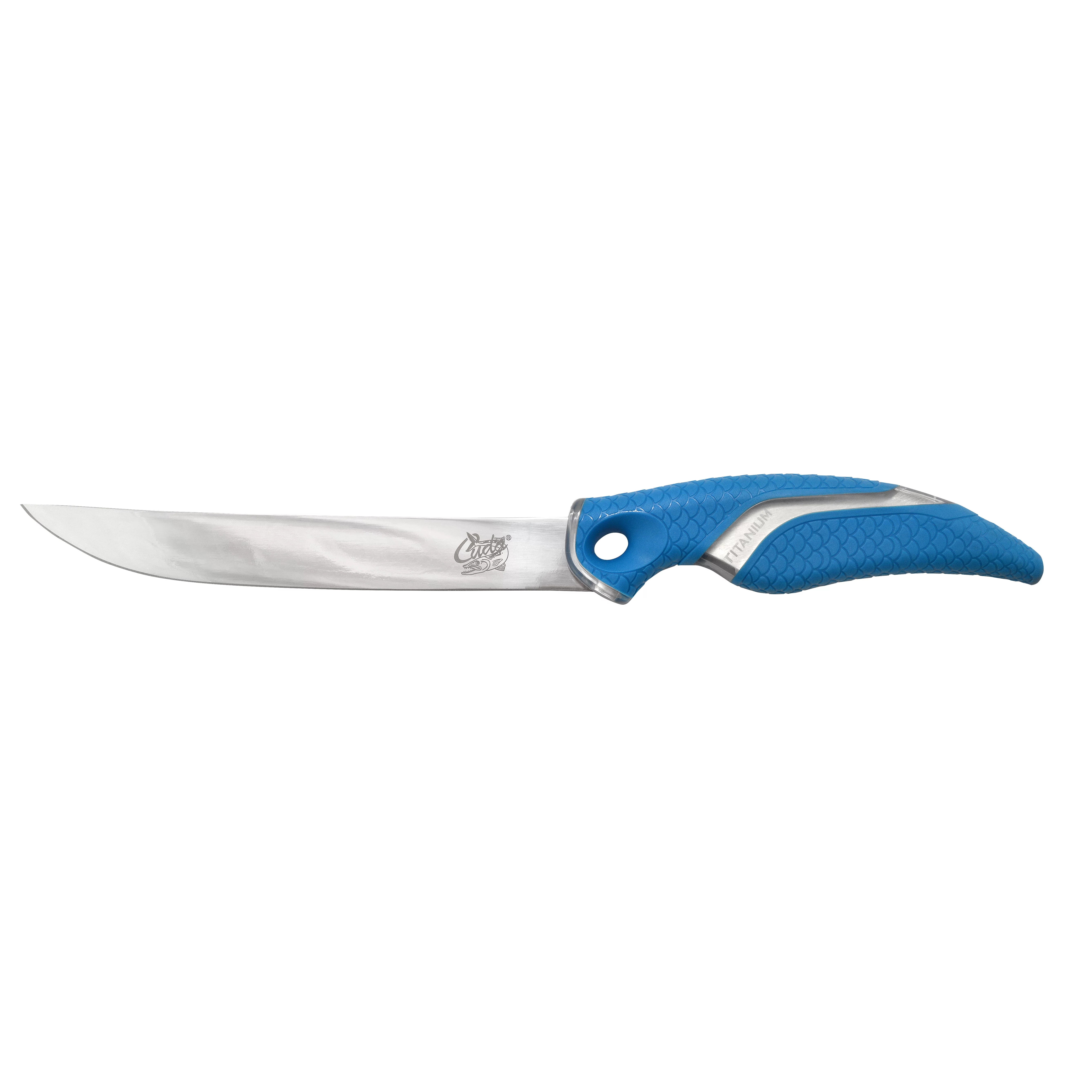 Cuda Titanium Bonded Wide Fish Fillet Knife, 7"