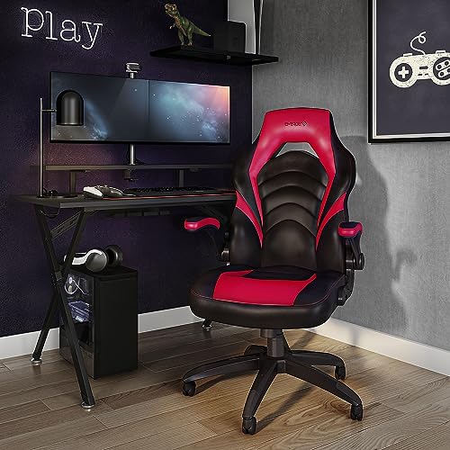 STAPLES 2710774 Gaming Chair Black and Red