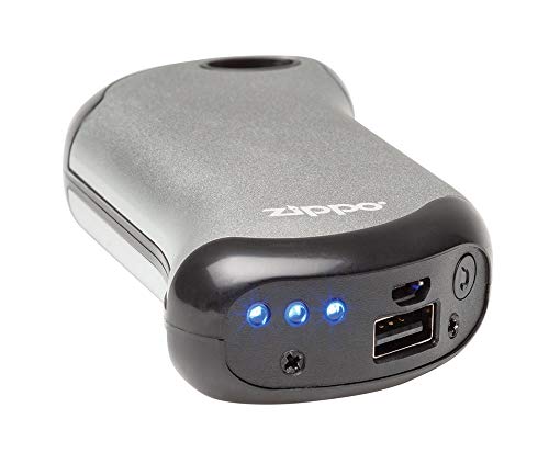 Zippo Silver HeatBank 9s Rechargeable Hand Warmer