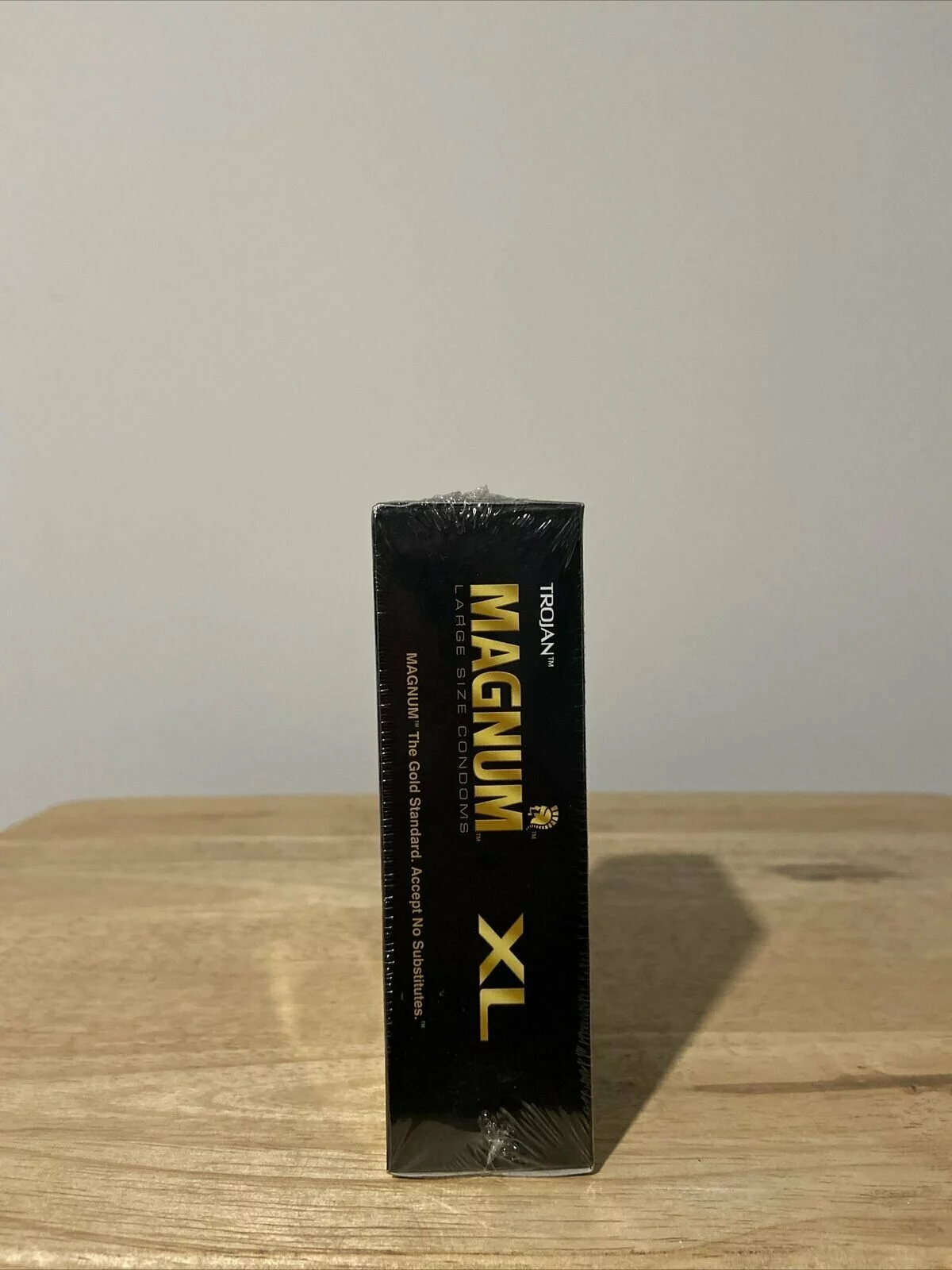 TROJAN Magnum XL Lubricated Premium Latex Condoms 12 Each (Pack of 3)