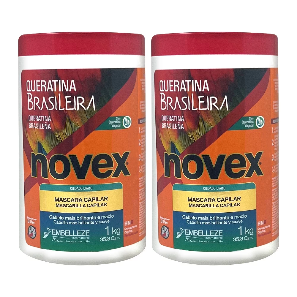 Novex Brazilian Keratin Hair Mask 35oz (Pack of 2)