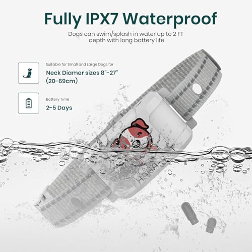 GPS Electric Dog Fence - Wireless Containment System with Free App, Customizable Boundaries & Waterproof Training Collar. Waterproof SmartPortable Fence for Outdoor Use, Suitable for Most Dogs