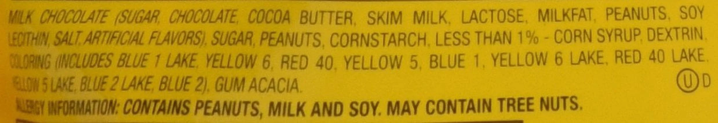 m&m peanut candy, 62 ounce