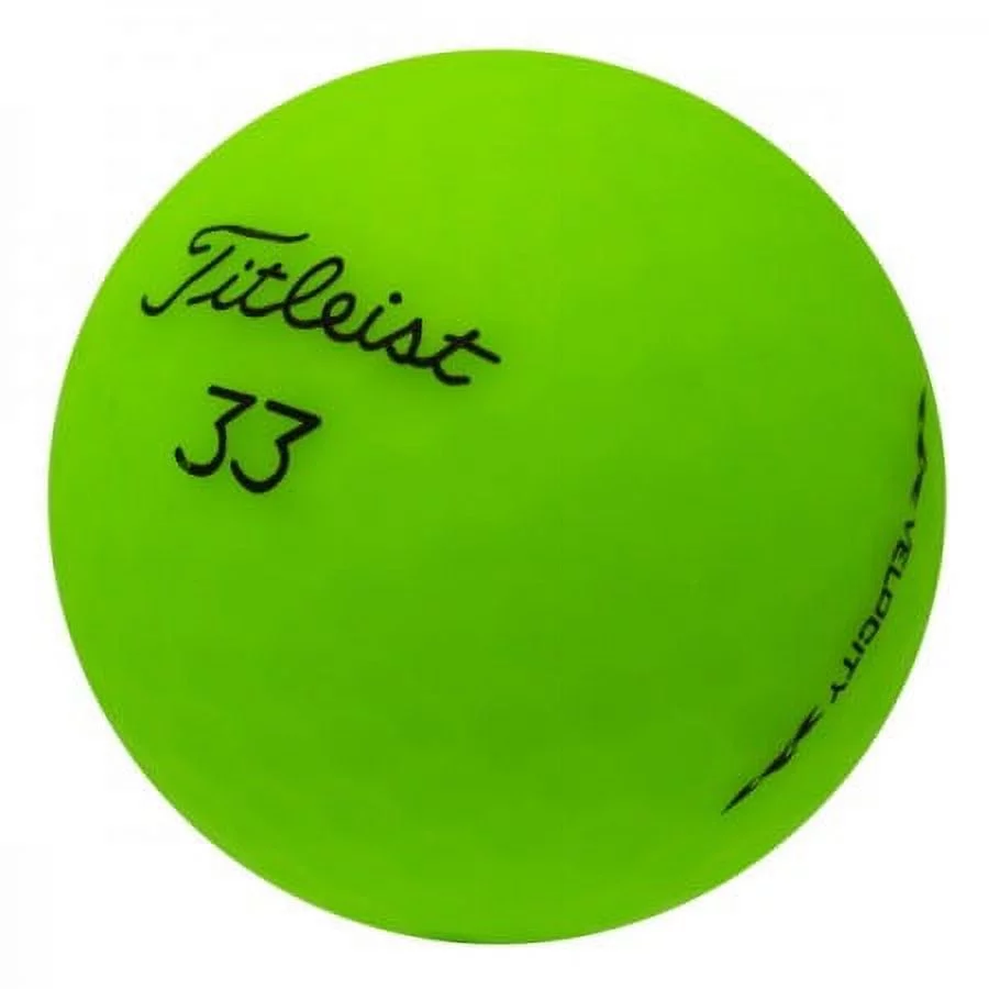 Pre-Owned 120 Titleist Velocity Matte Green AAAAA/ Golf Balls (Like New)
