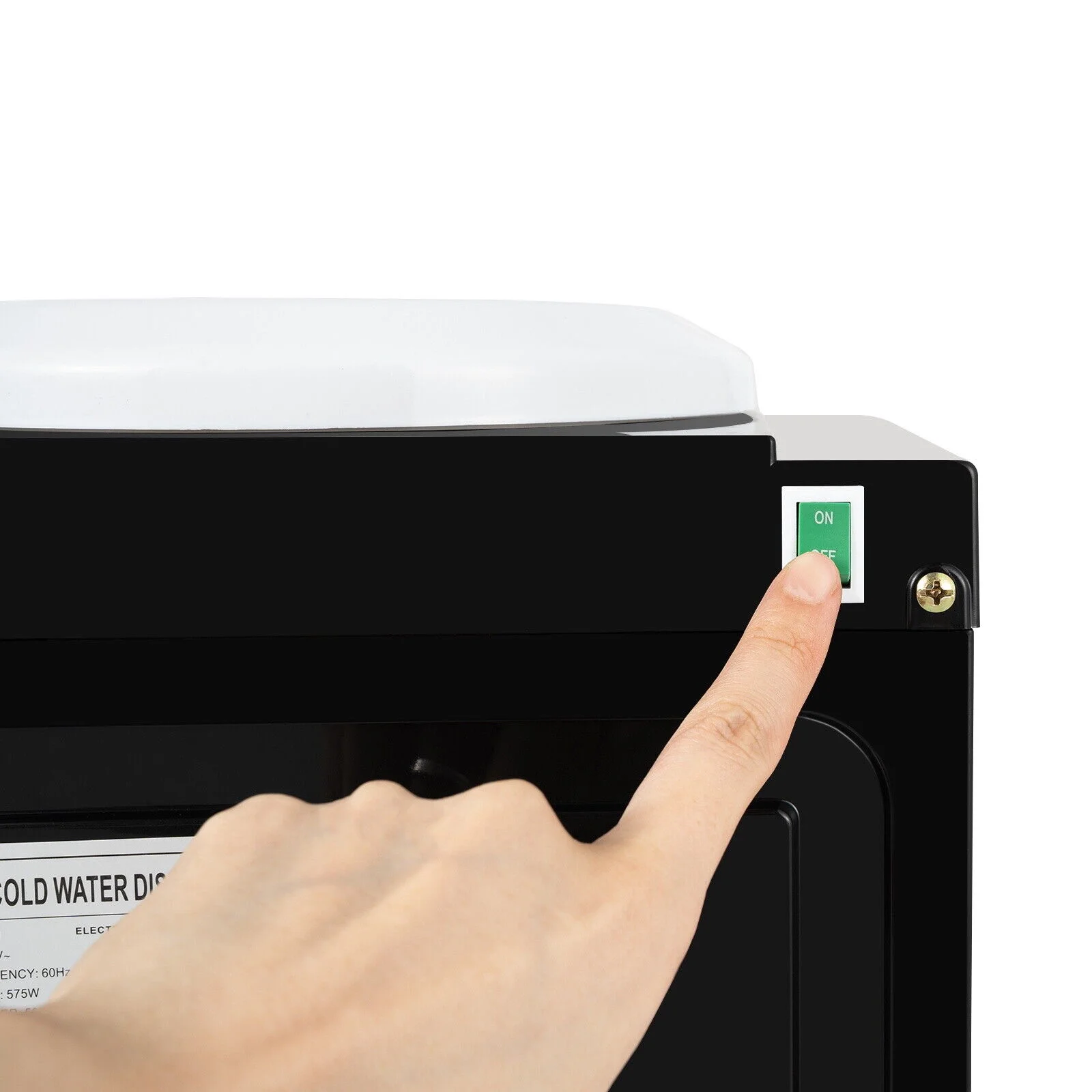 MIDUO Black Electric Hot Cold Water Dispenser Home Office Dispenser