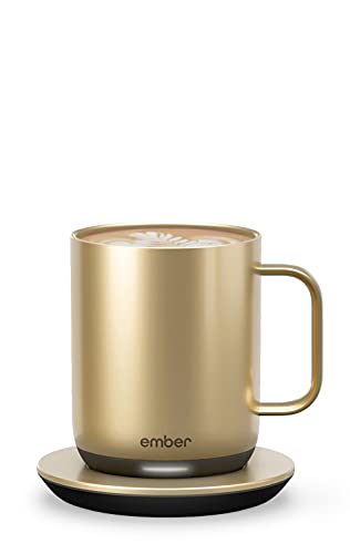 Ember Temperature Control Smart Mug 2, 14 Oz, App-Controlled Heated Coffee Mug with 80 Min Battery Life and Improved Design, Black