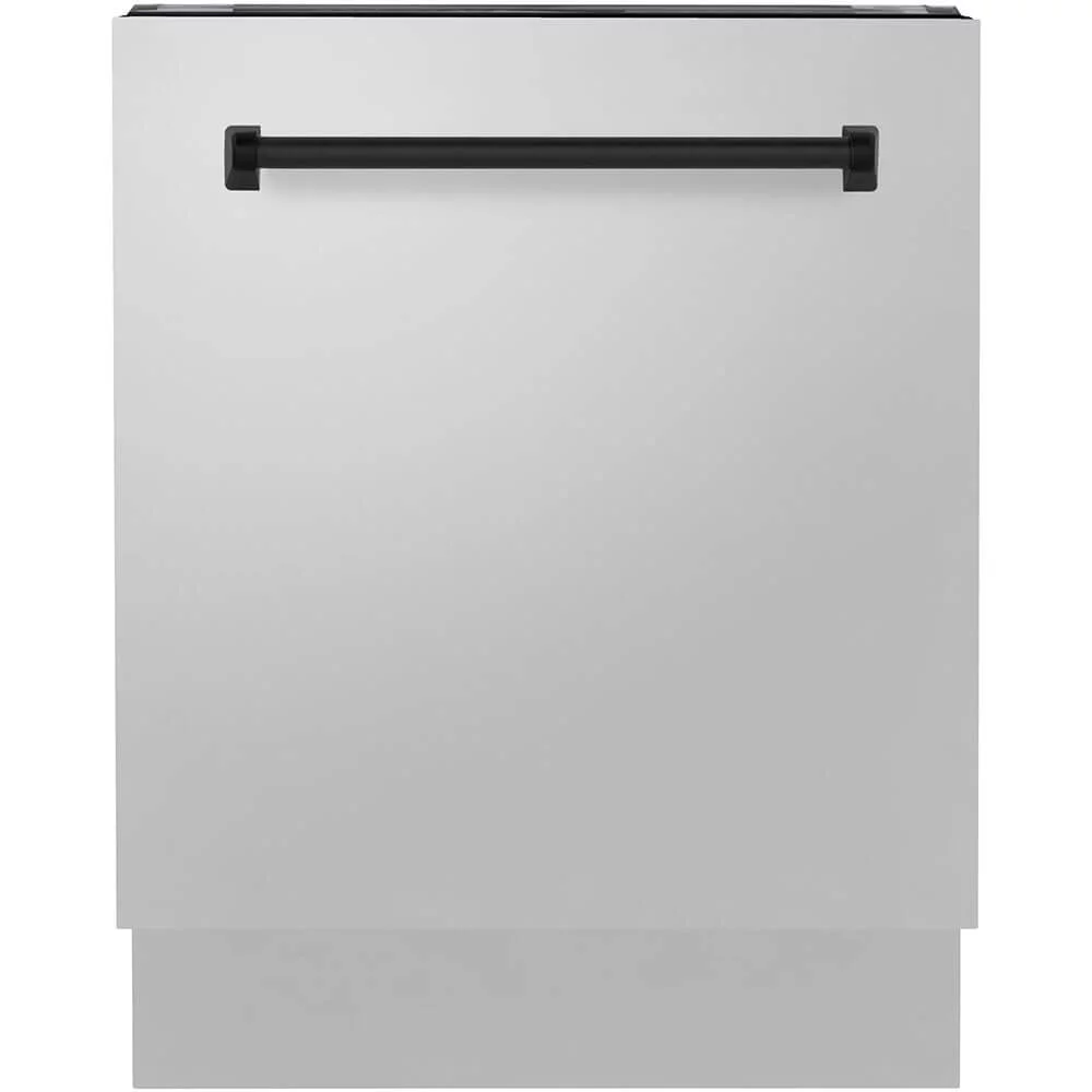 ZLINE DPVZ30424BM 24 inch Autograph Edition Tall Dishwasher Panel - Stainless/Matte Black
