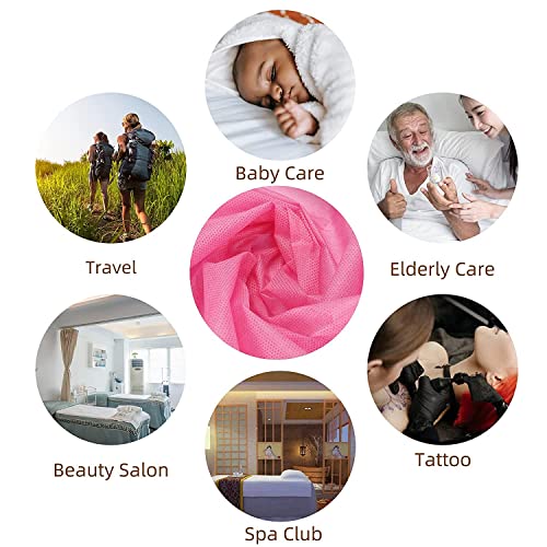 100 PCS Disposable Massage Table Sheets Non Woven Fabric SPA Bed Cover Breathable Polypropylene 31