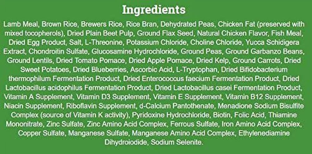 Loyall Life Large Breed Lamb  Rice Adult Dog Food 40 Pounds