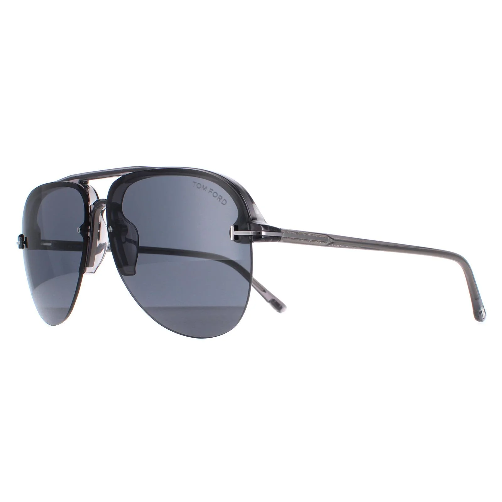 Tom Ford Terry Smoke Pilot Men's Sunglasses FT1004 20A 62