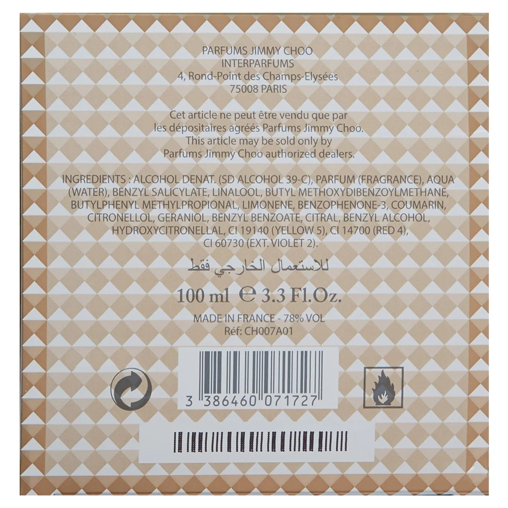 Jimmy Choo Illicit Eau de Parfum Spray for Women, 3.3 oz (Pack of 4)