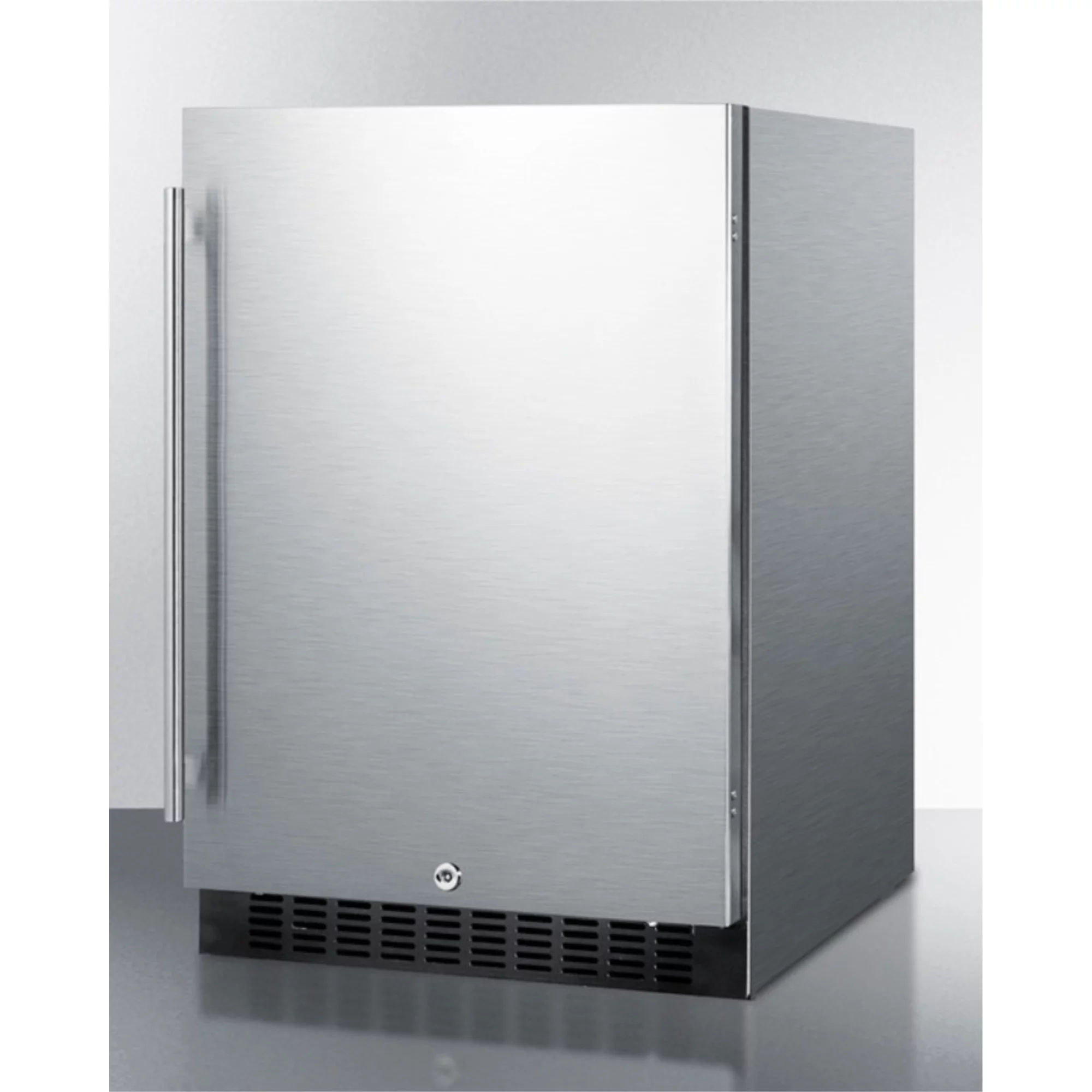 Summit Appliance  24 in. Freestanding Compact Refrigerator - Stainless Steel