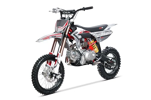 JHL Pro Series TM MK125S Dirt Bike Electric Start, Extended Frame, 14 inch Front tire, 29.5 seat Height, Semi-Auto Trans